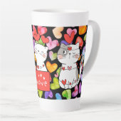 Happy Valentine Milchtasse (Rechte Ecke)