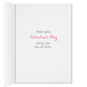 Happy Valentine Pet, Hund, Niedliche Labrador Blum (Innen (Rechts))