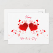 Happy Valentine Postcard Postkarte (Vorne/Hinten)
