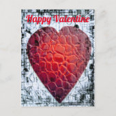 Happy Valentine Postkarte (Vorderseite)