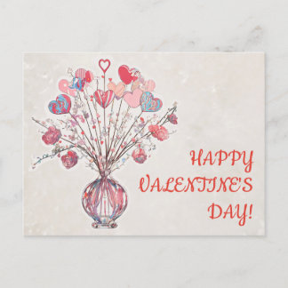 HAPPY VALENTINE POSTKARTE