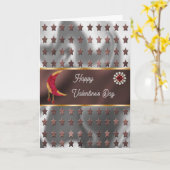 Happy Valentine Red Moon Jewels & Stars Karte (Gelbe Blume)