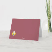 Happy Valentine rosa Herzkarte 3d Papercut Dankeskarte (Rückseite)