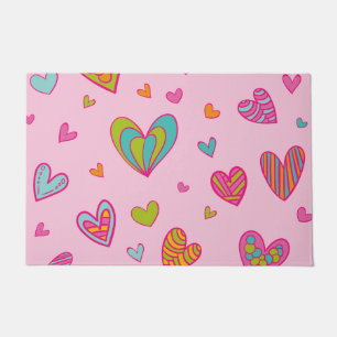 Happy valentine`s day 2023 Mit Herz-Liebe Fußmatte