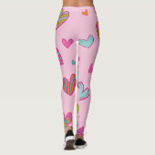 Happy valentine`s day 2023 Mit Herz-Liebe Leggings (Rückseite)