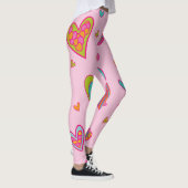 Happy valentine`s day 2023 Mit Herz-Liebe Leggings (Rechts)