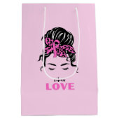 Happy valentine`s day 2023 Mit Vibes Liebe Mittlere Geschenktüte (Rückseite)