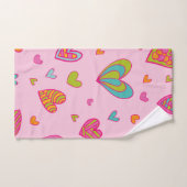 Happy valentine`s day 2024 Mit Herz-Liebe Handtuch (Handtuch)