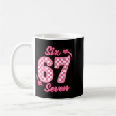 Happy Valentine’s Day 67 Meme Hearts Coquette Bow Kaffeetasse (Links)