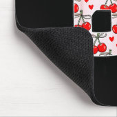 Happy Valentine’s Day 67 Meme Hearts Coquette Bow Mousepad (Ecke)