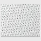 Happy Valentine’s Day Black Heart Design Geschenkpapier (Flach)