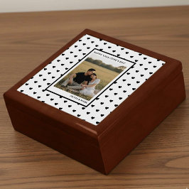 Happy Valentine’s Day Black Heart Design love Erinnerungskiste