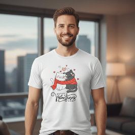 Happy Valentine’s Day Cat Shirt | Cute Cats Couple