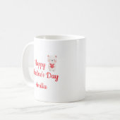 Happy Valentine’s Day Cute Love Mug Kaffeetasse (Vorderseite Links)