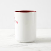 Happy Valentine’s Day Cute Love Mug Tasse (Zentrum)