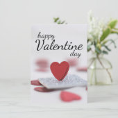 Happy Valentine’s Day Einladung (Stehend Vorderseite)