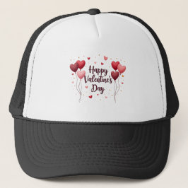 Happy Valentine’s Day Elegant Hat Truckerkappe
