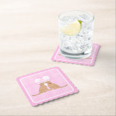 Happy Valentine’s Day Golden Dogs Flat Card Untersetzer (Vor Ort)