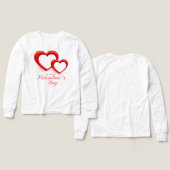 Happy Valentine’s Day Heart Love Design-23540 (Design Vorderseite & Rückseite)