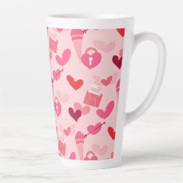 Happy Valentine’s Day Heart Love Gift for Couples Milchtasse