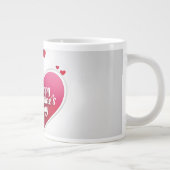Happy Valentine’s Day Heart Mug Jumbo-Tasse (Rechts)