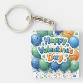 Happy Valentine’s Day Keychain | Romantic Love Key Schlüsselanhänger