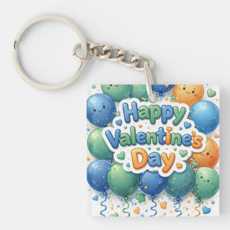Happy Valentine’s Day Keychain | Romantic Love Key Schlüsselanhänger