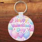 Happy Valentine’s Day Keychain | Romantic Love Key Schlüsselanhänger (Rückseite)