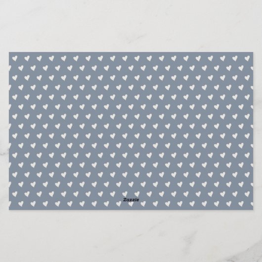 Happy Valentine`s Day Modern Script Foto Briefpapier (Rückseite)