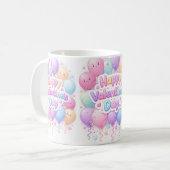 Happy Valentine’s Day Mug – Cute Love Gift Kaffeetasse (Vorderseite Links)