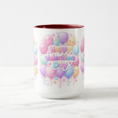 Happy Valentine’s Day Mug – Cute Love Gift Tasse (Zentrum)