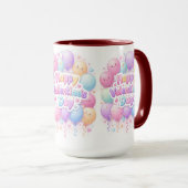 Happy Valentine’s Day Mug – Cute Love Gift Tasse (VorderseiteRechts)
