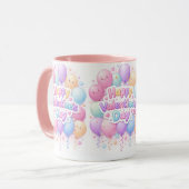 Happy Valentine’s Day Mug – Cute Love Gift Tasse (Vorderseite Links)
