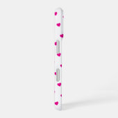 Happy Valentine’s Day  Pink Heart Custom love iPhone 16 Hülle (Rechte Seite)