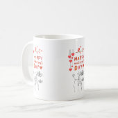 Happy Valentine’s Day – Romantic Couple Kaffeetasse (Vorderseite Links)