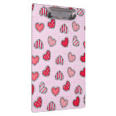 Happy Valentine’s Day Romantic Red Heart Keepsake Klemmbrett (Rechts)