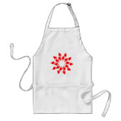 Happy Valentine’s Star Hearts Cooking Apron Schürze (Vorne)