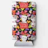 Happy Valentine Selters Dosenkühler (Rückseite)