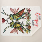 Happy valentine sherpadecke (Vorderseite (Horizontal))