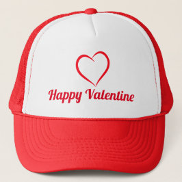 Happy Valentine-Skript Truckerkappe