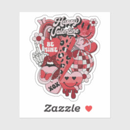 Happy Valentine Sticker - Valentinsticker