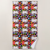 Happy Valentine Strandtuch (Vorderseite)