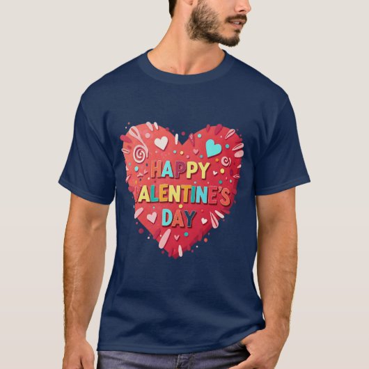 HAPPY VALENTINE T-Shirt (Vorderseite)