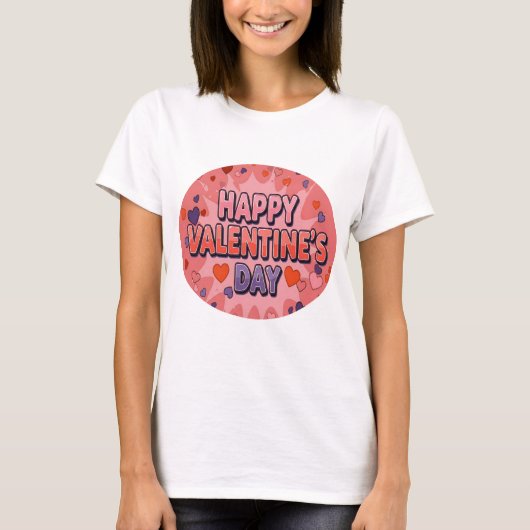 HAPPY VALENTINE T-Shirt (Vorderseite)