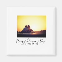 Happy Valentine Tag Liebe hinzufügen Namen Foto ei