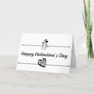 Happy Valentine Tageskarte Feiertagskarte