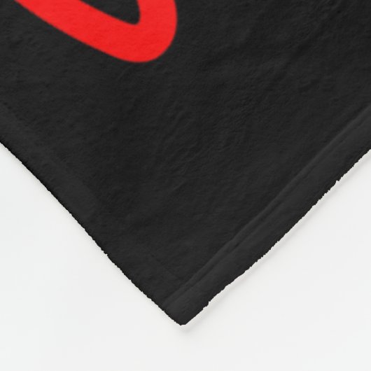 Happy Valentine Tintenfisch Holding Heart Bylloons Fleecedecke (Ecke)