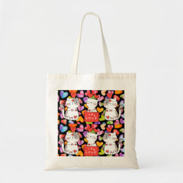 Happy Valentine Tragetasche