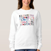 Happy ValentineDay Women Sweatshirt  (Vorderseite)