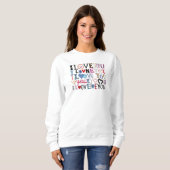 Happy ValentineDay Women Sweatshirt  (Vorne ganz)